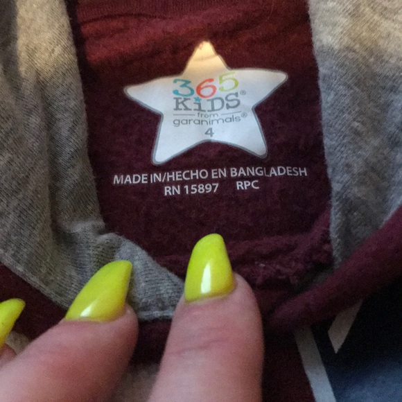 GARANIMALS Boys Hoodie Size 4 - Picture 2 of 2
